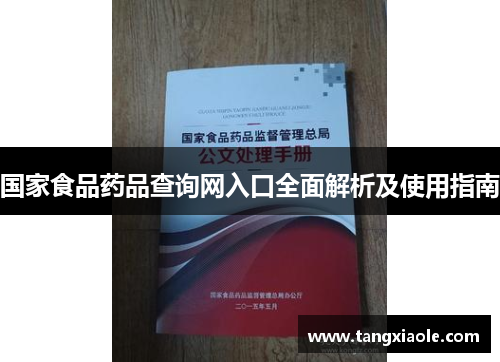 国家食品药品查询网入口全面解析及使用指南